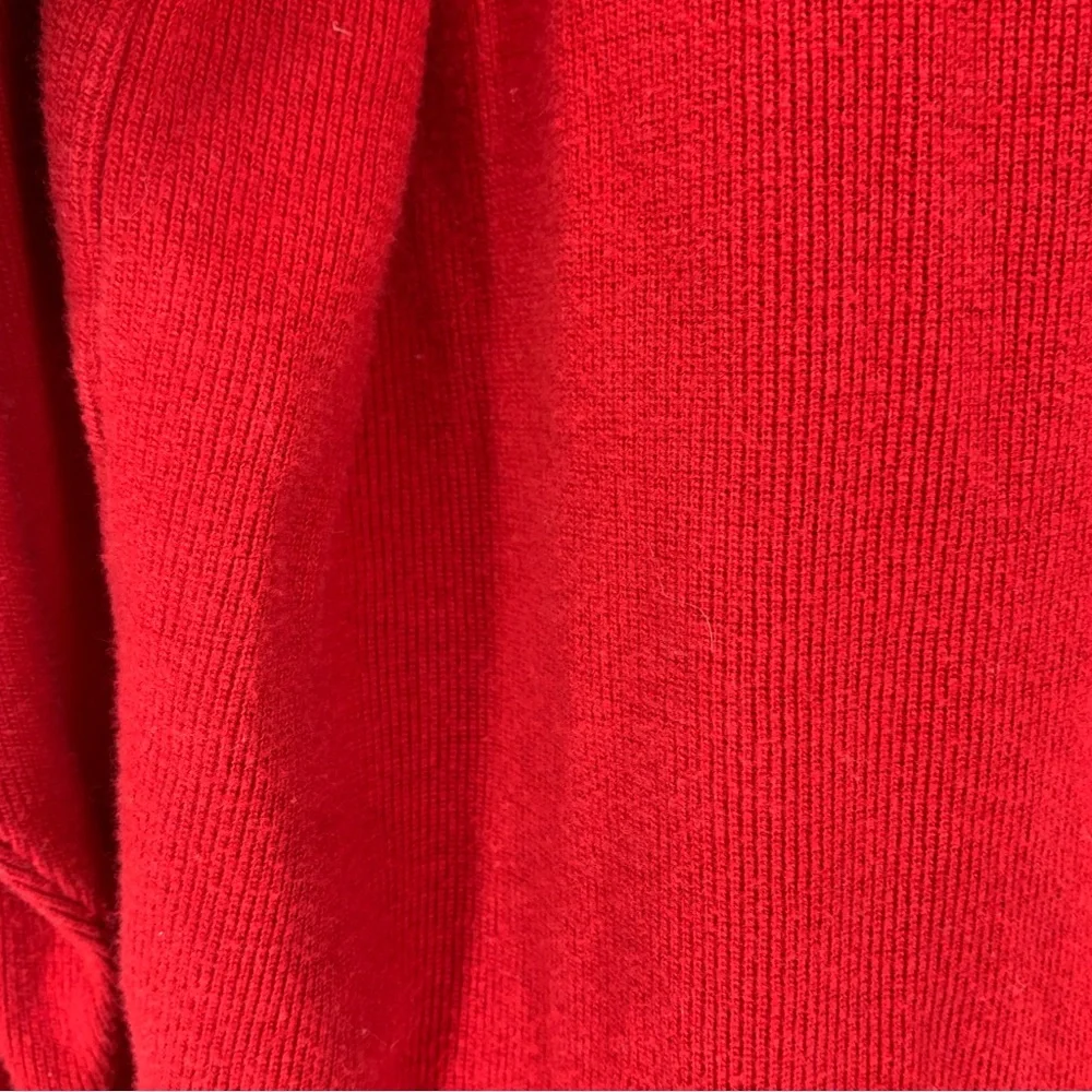 Ralph Lauren Chaps mens‎ large sweater pullover red ribbed cotton vintage